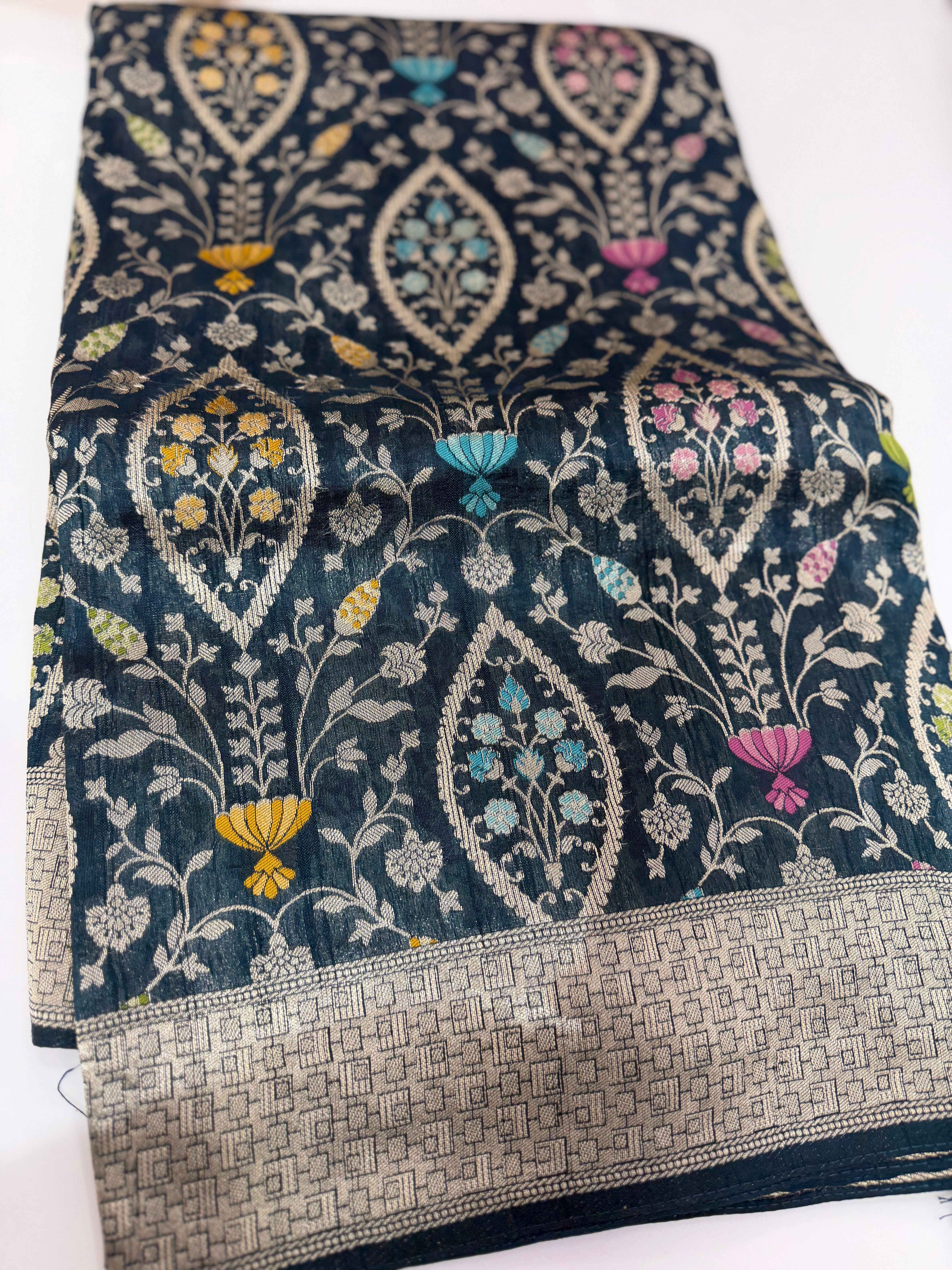 SSS-03 Tussar georgettee bandhini sarees