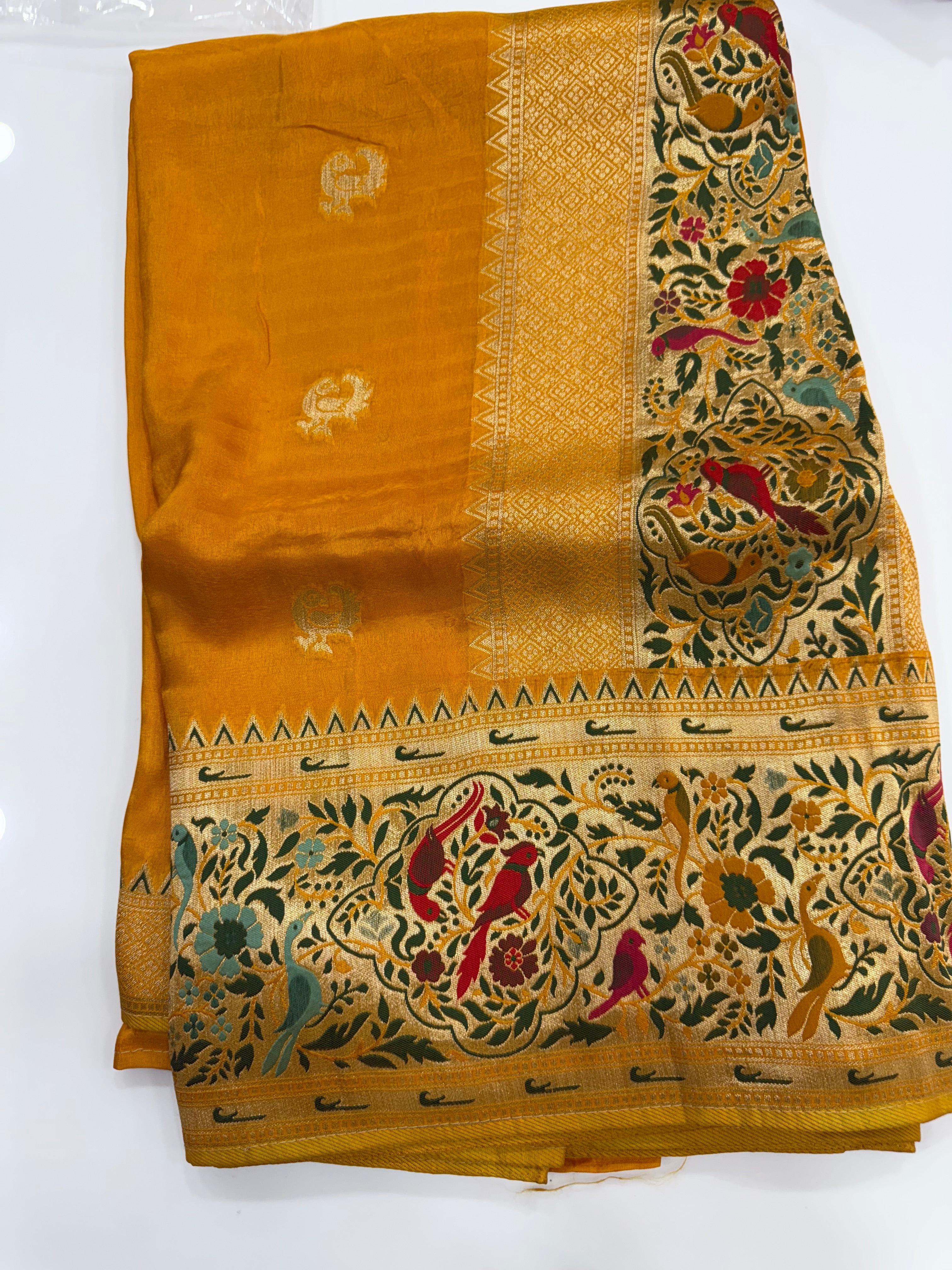 SSS-15 tussar georgettee offer sarees
