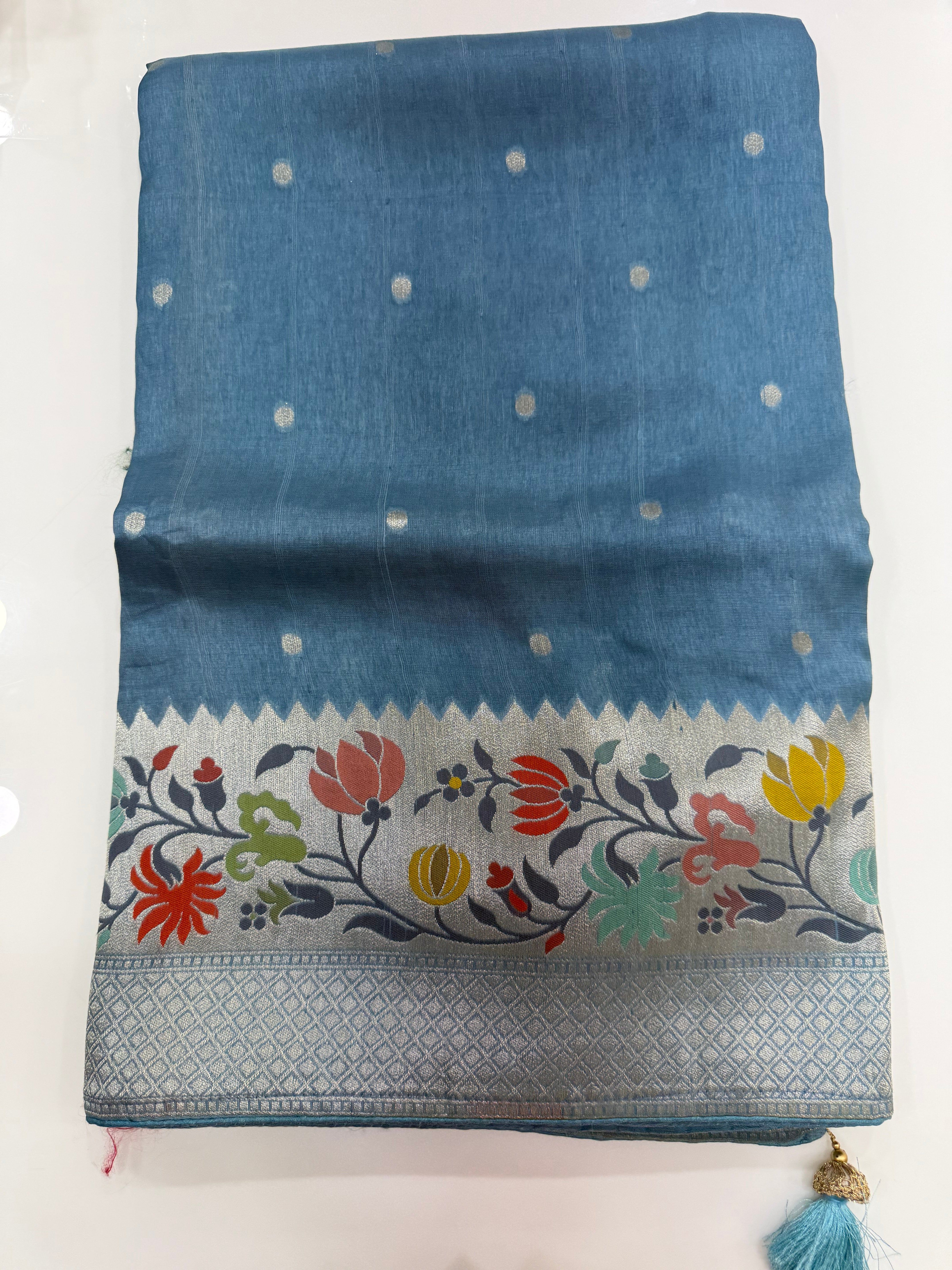 SSS-15 tussar georgettee offer sarees