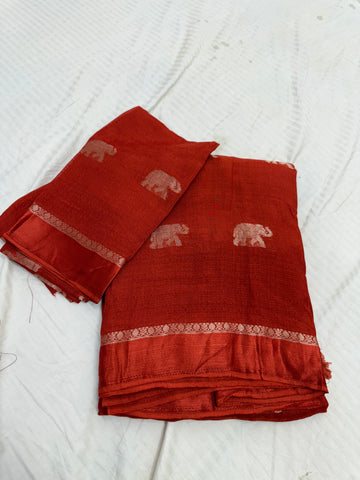 SSS-27 tussar work saree
