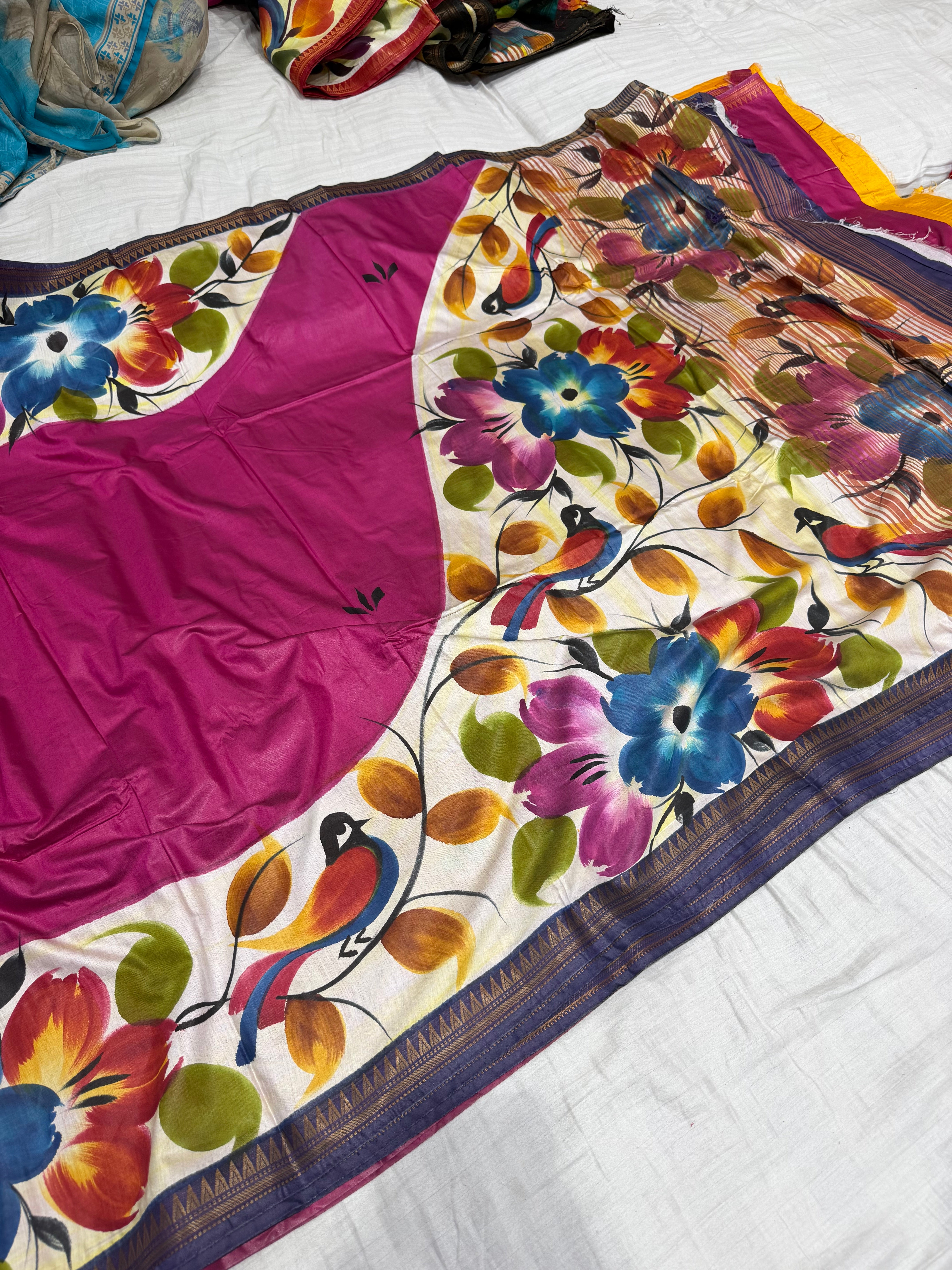 SSS-116 hand paint sarees