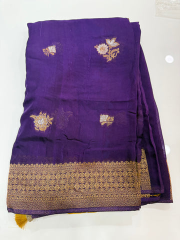 SSS-44 tussar work saree