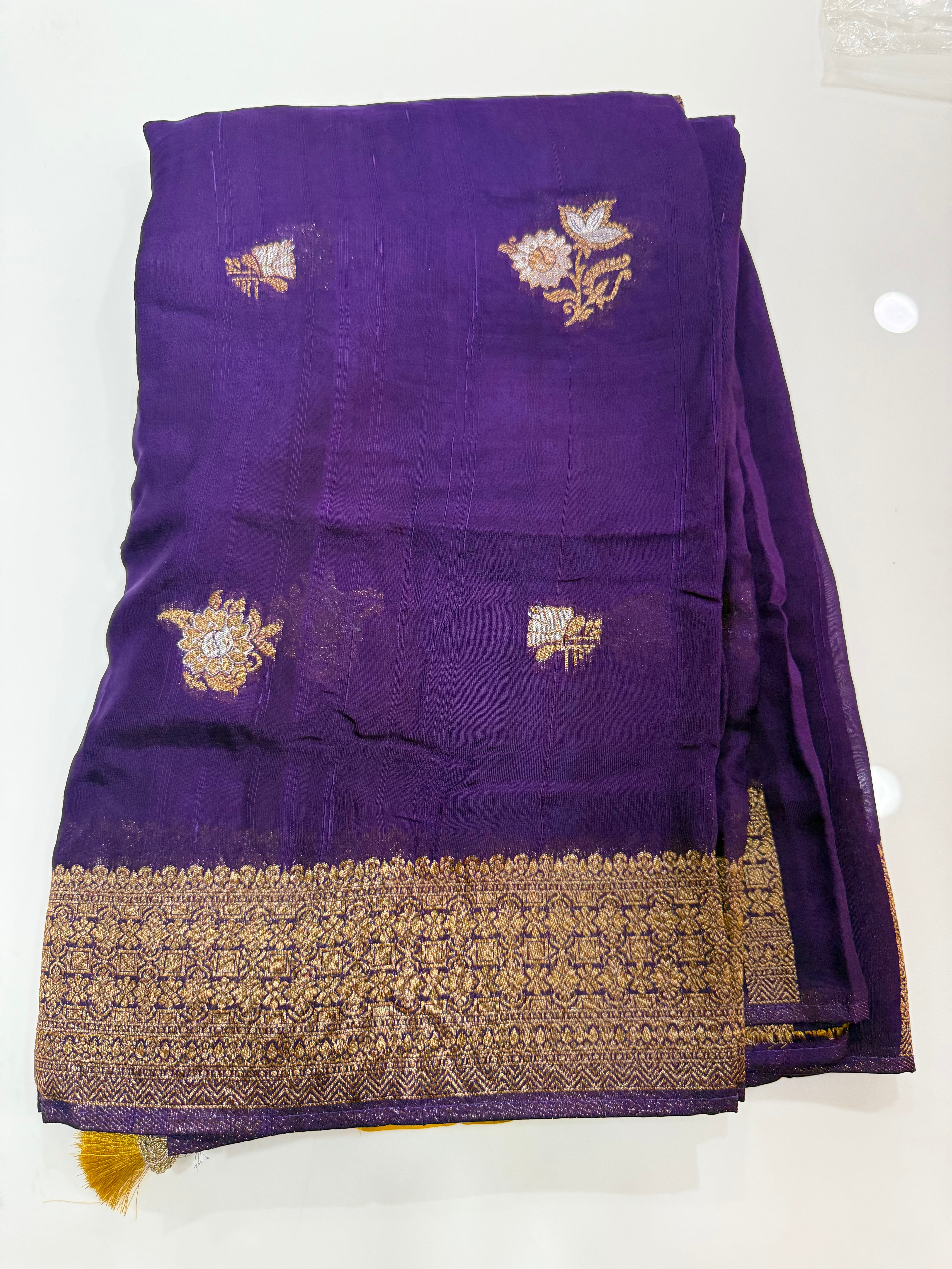 SSS-44 tussar work saree