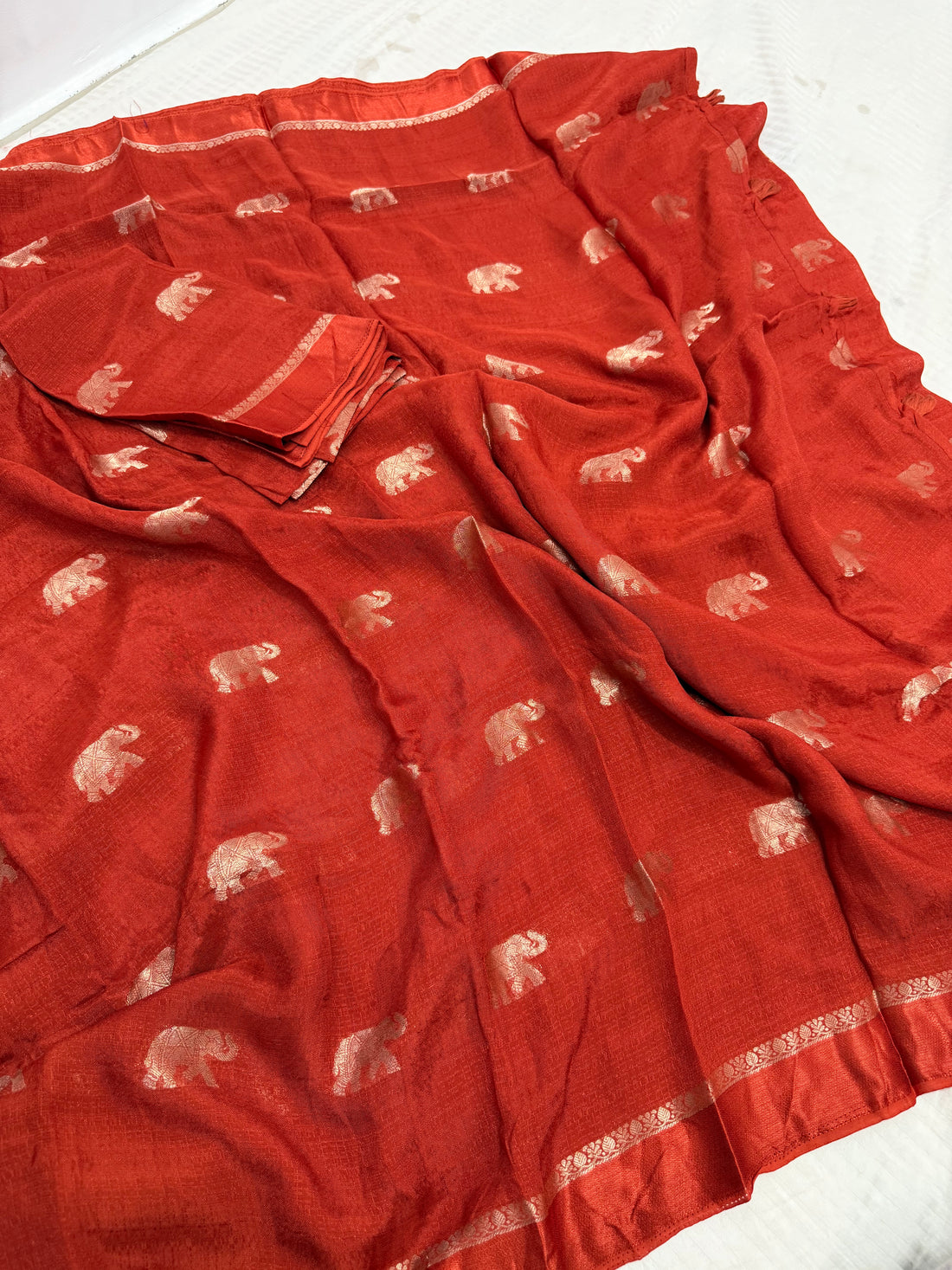 SSS-27 tussar work saree