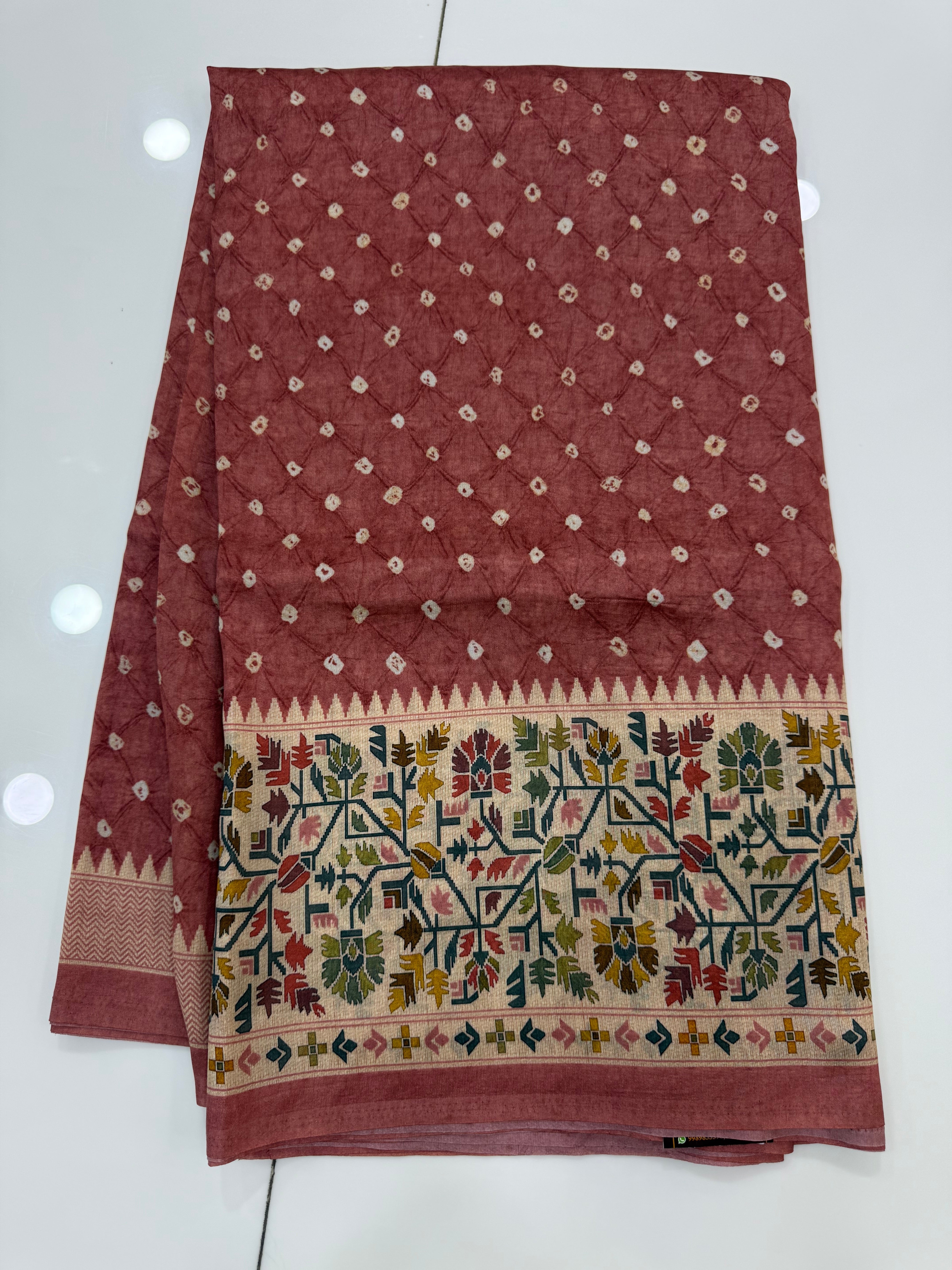 SSS-52 KALAMKARI DUPION SAREES