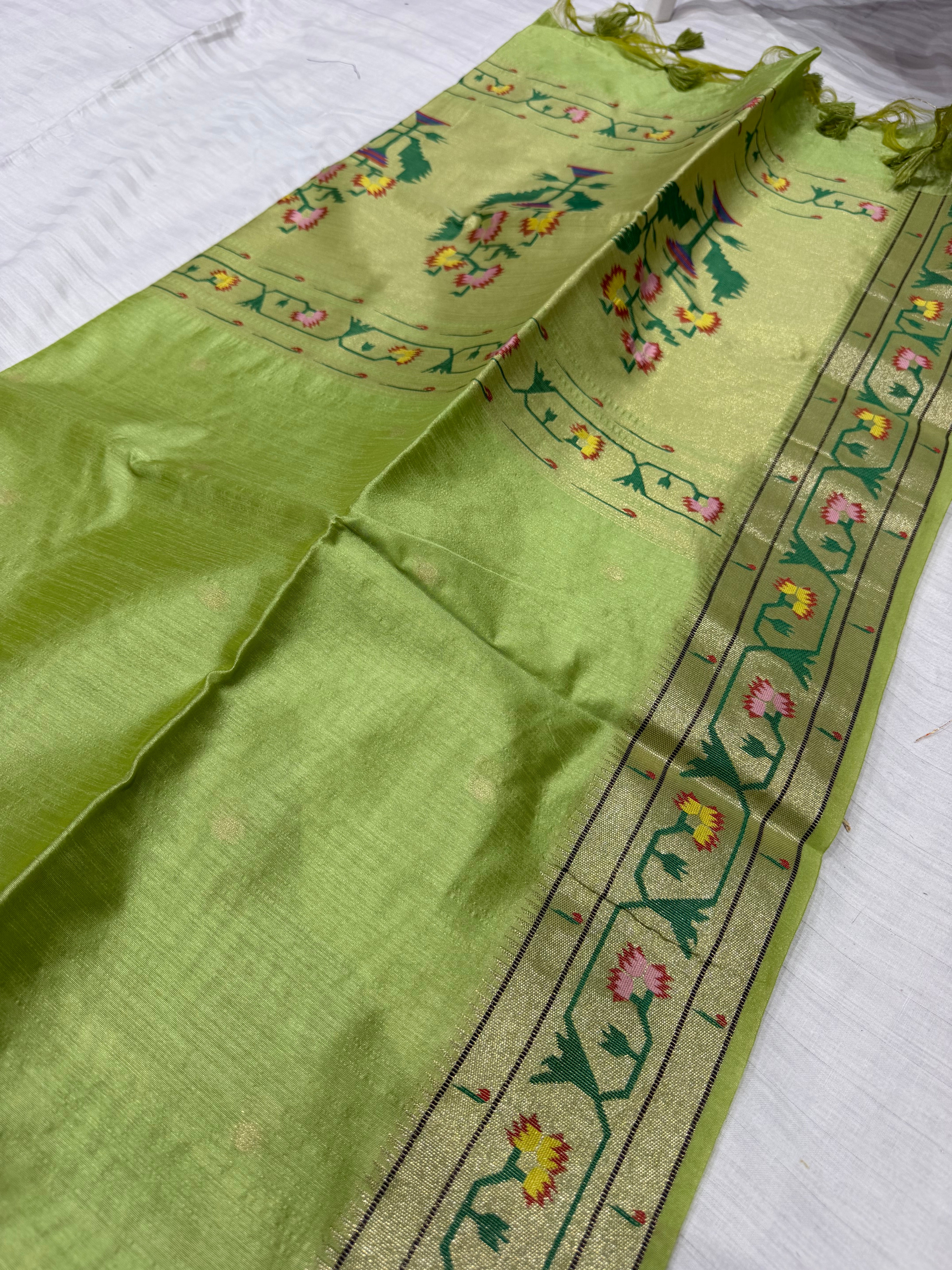 SSS-13 tussar pithani silk sarees