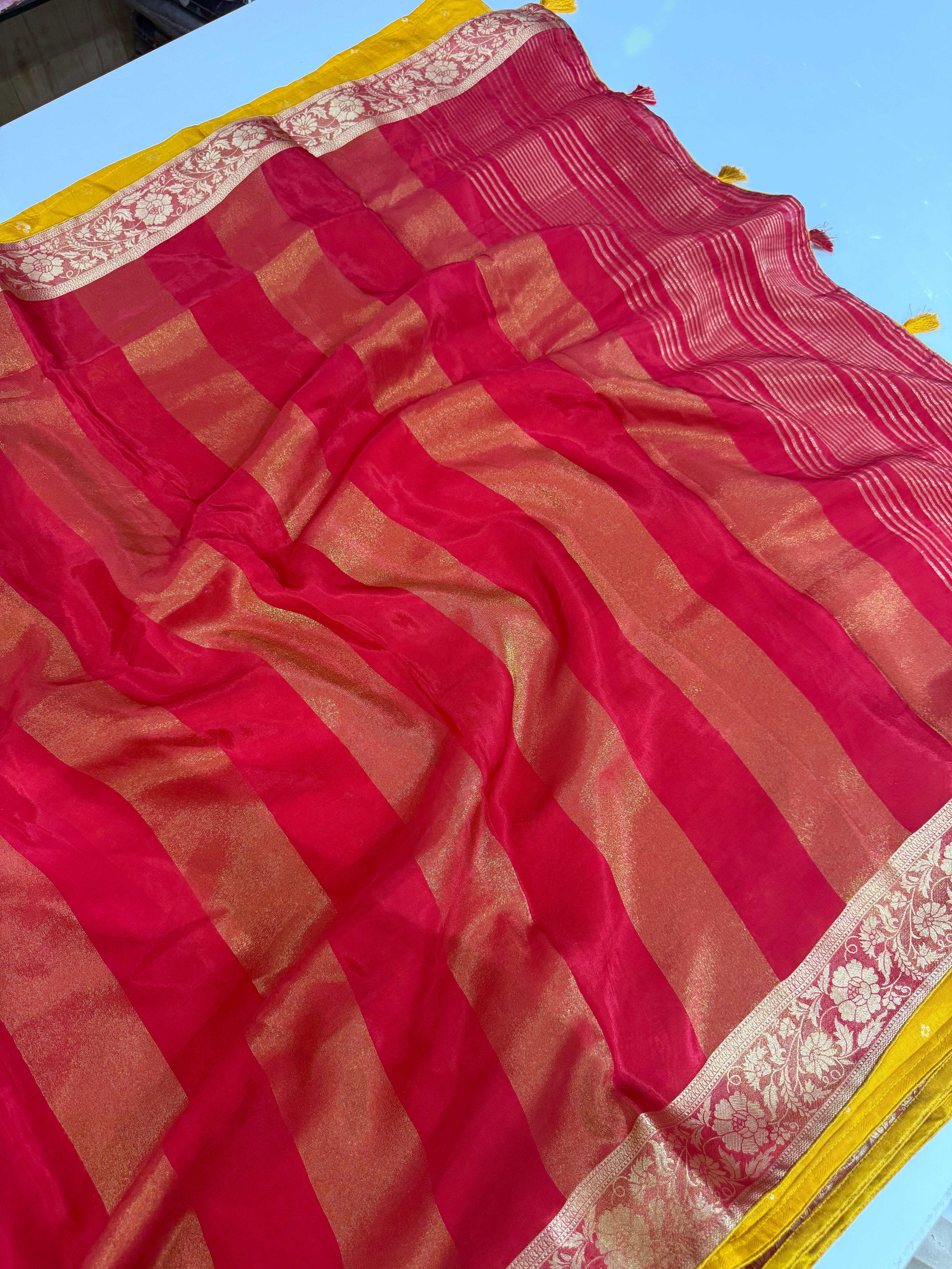 SSS-65 mashru sattin organza
