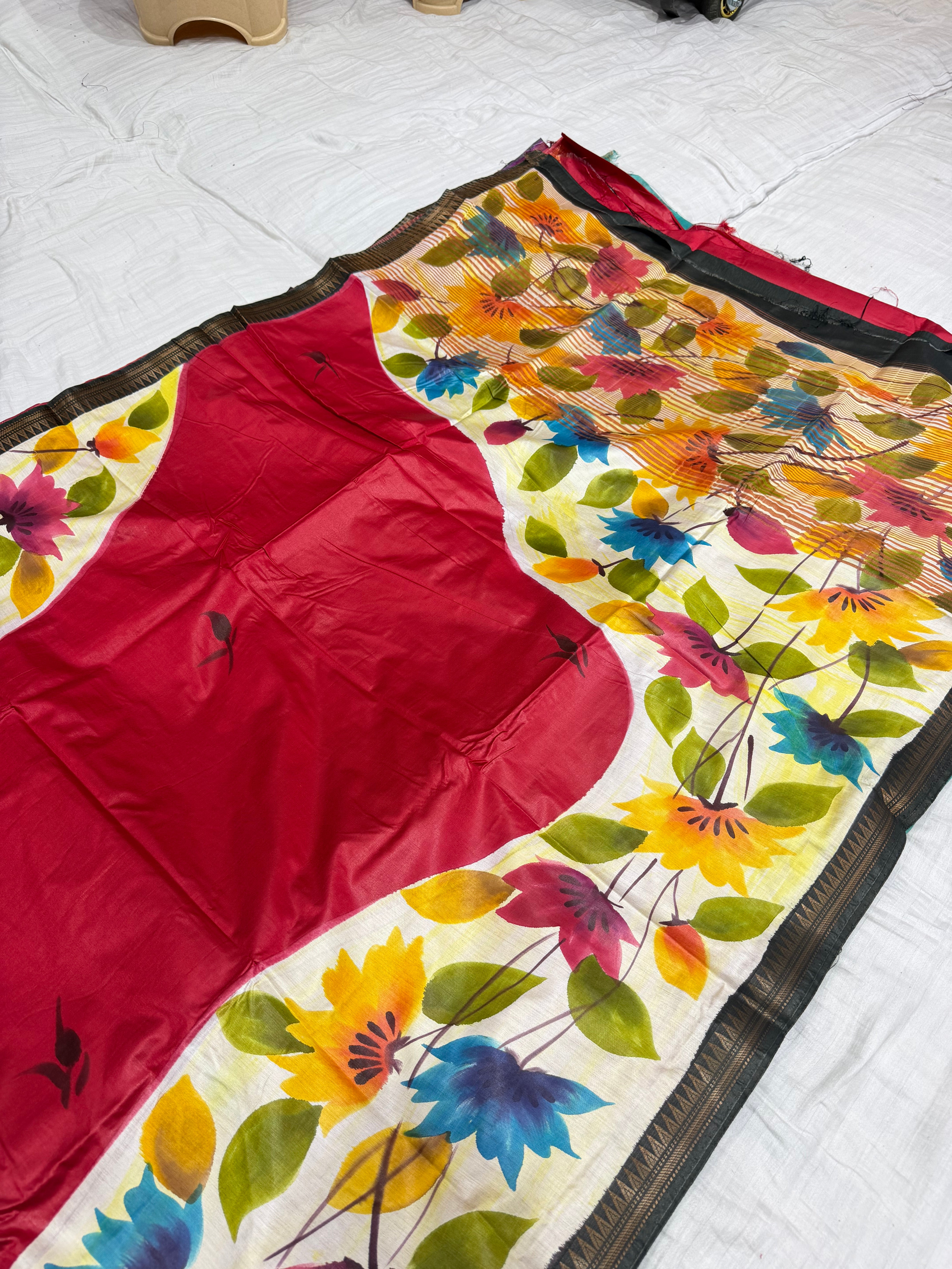SSS-116 hand paint sarees